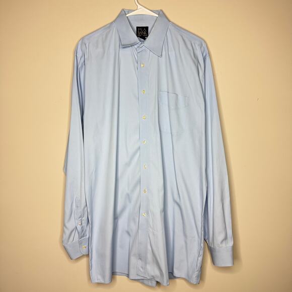 Lot of 2 Jos A Bank Executive Collection Men Shirts 16 1/2-37 Blue Office Preppy - Picture 3 of 15